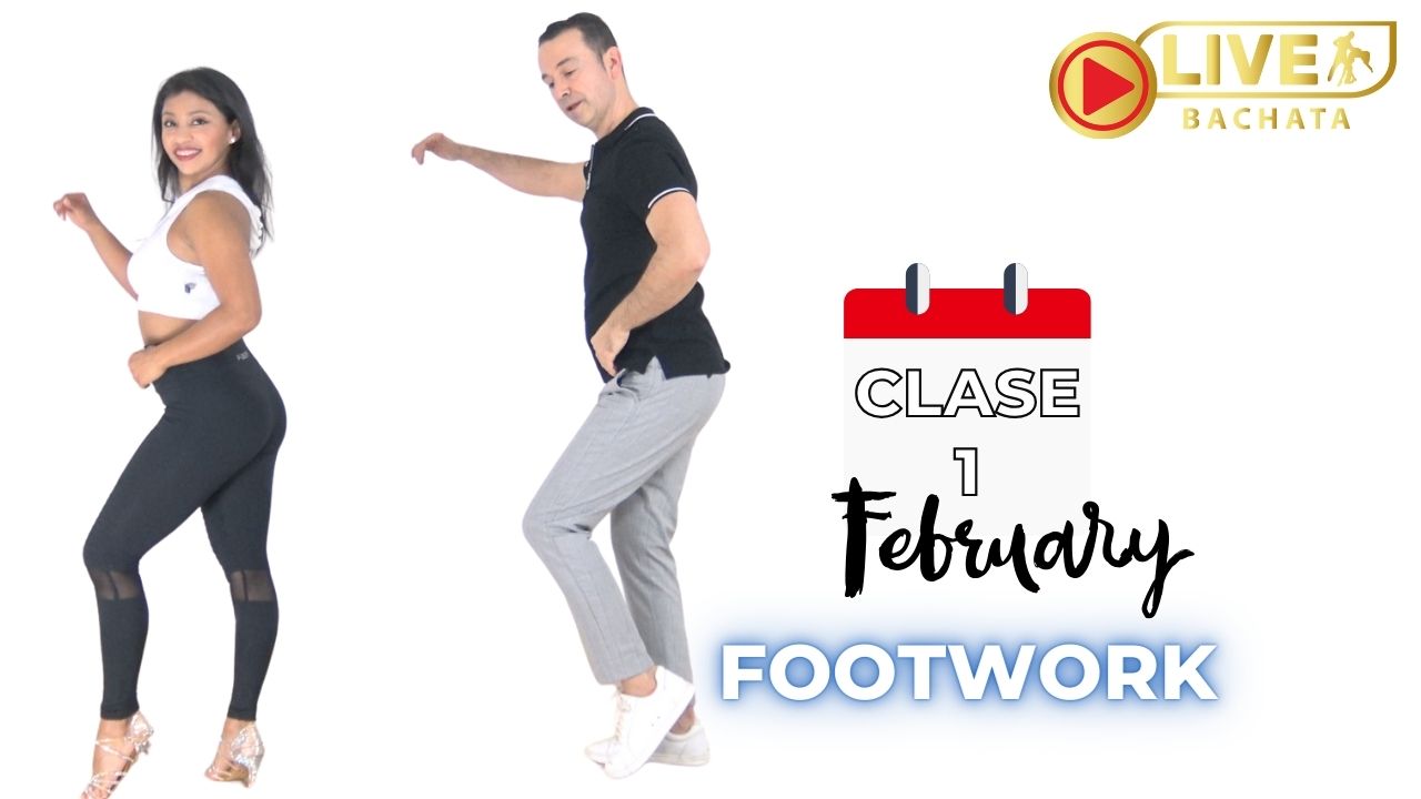 footwork enero basi y deisy bailando bachata mostrando unos pasitos de bachata