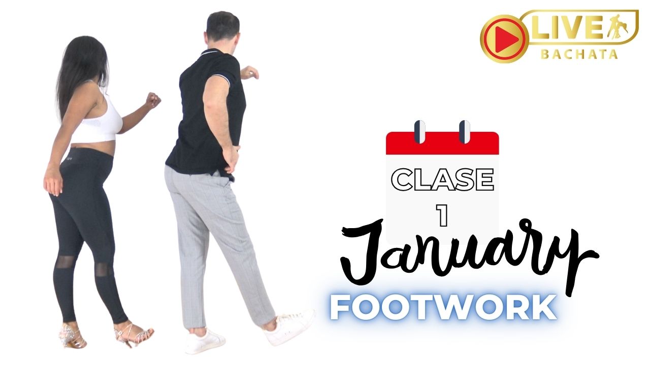 footwork enero basi y deisy dando una clase de bachata footwork