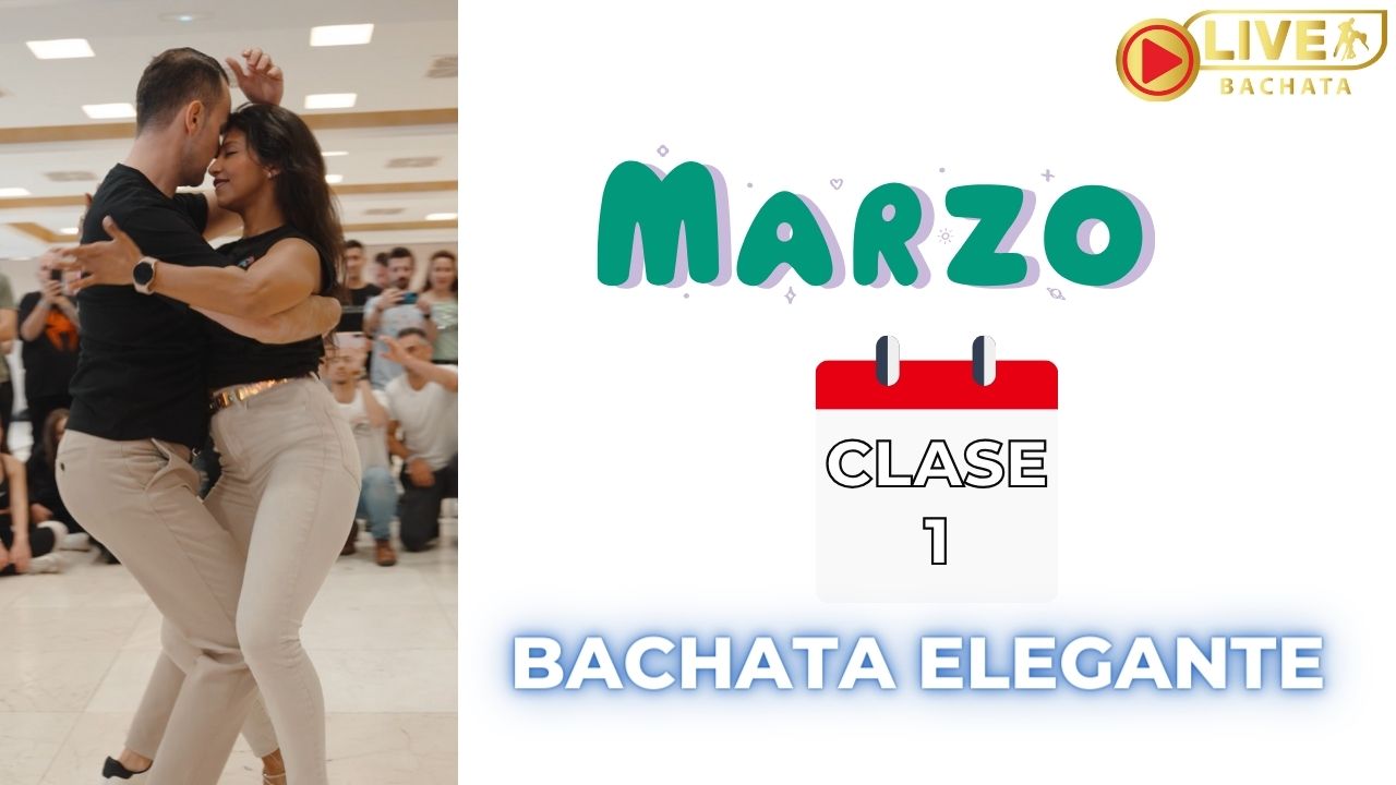 BACHATA ELEGANTE CLASE 1 asi se baila bachata