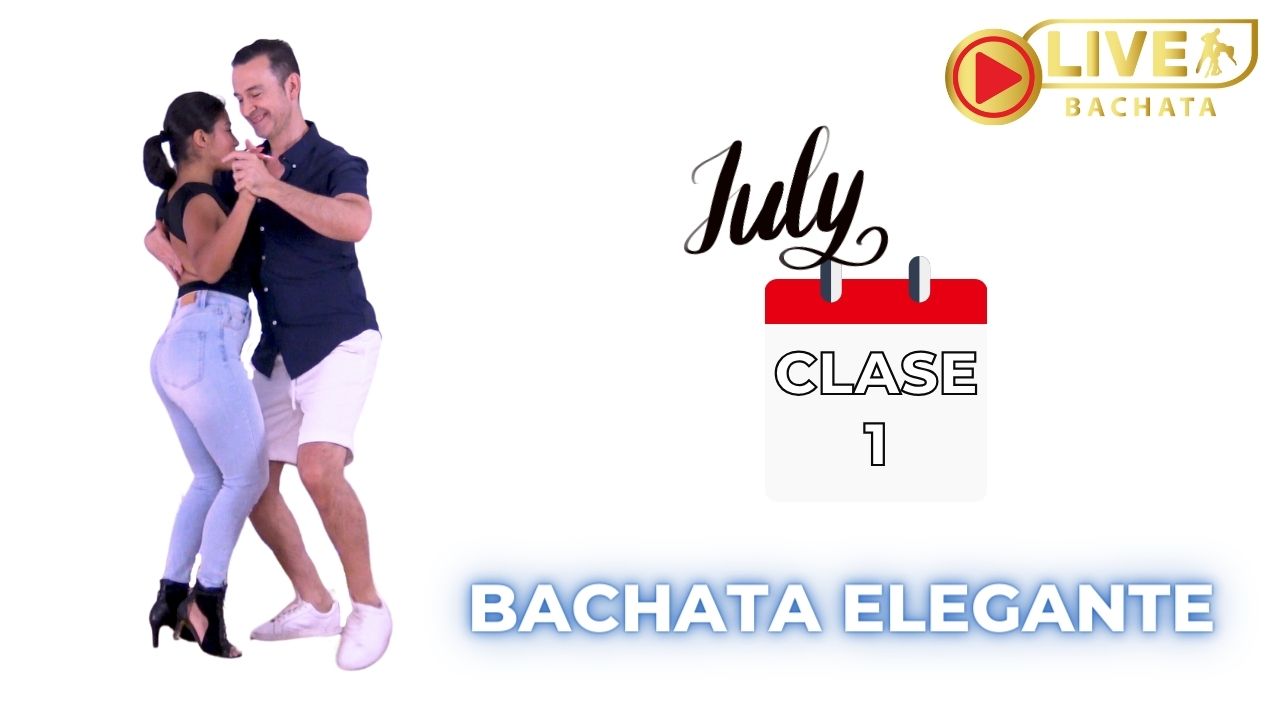 BACHATA ELEGANTE JULIO CLASE 1 clases de bachata en pareja